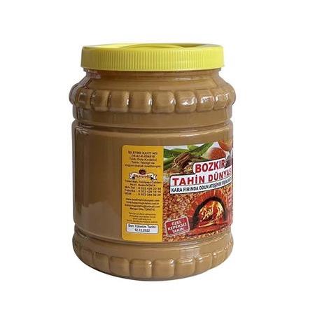 Bozkır Tahin Dünyası Kepeksiz Bozkır Tahini 1900gr (Odun Ateşinde Çifte Kavrulmuş)