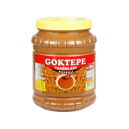 Göktepe Kepekli Bozkır Tahini 1900gr (Odun Ateşinde Çifte Kavrulmuş)